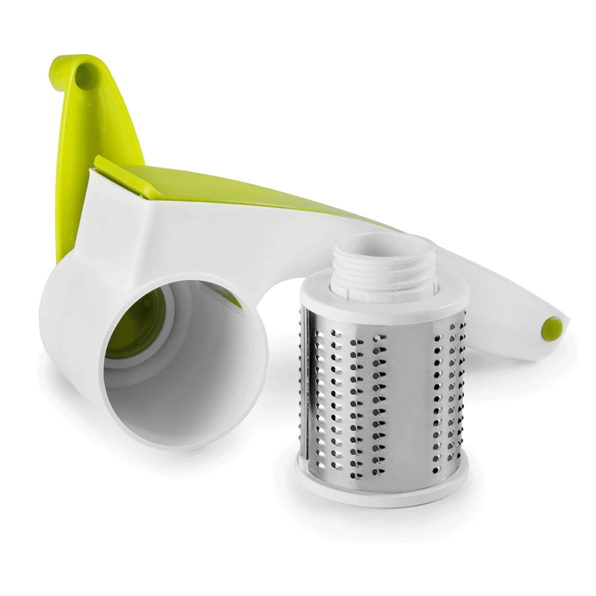 GYH&GXR Rotary Cheese Grater - 3 Interchangeable Blades For Vegetables, Cheese, Nuts & More - View #3